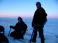Sam and John on Mt. Hood, 7/1-2/05